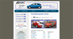Desktop Screenshot of goedkoopsteauto.eu